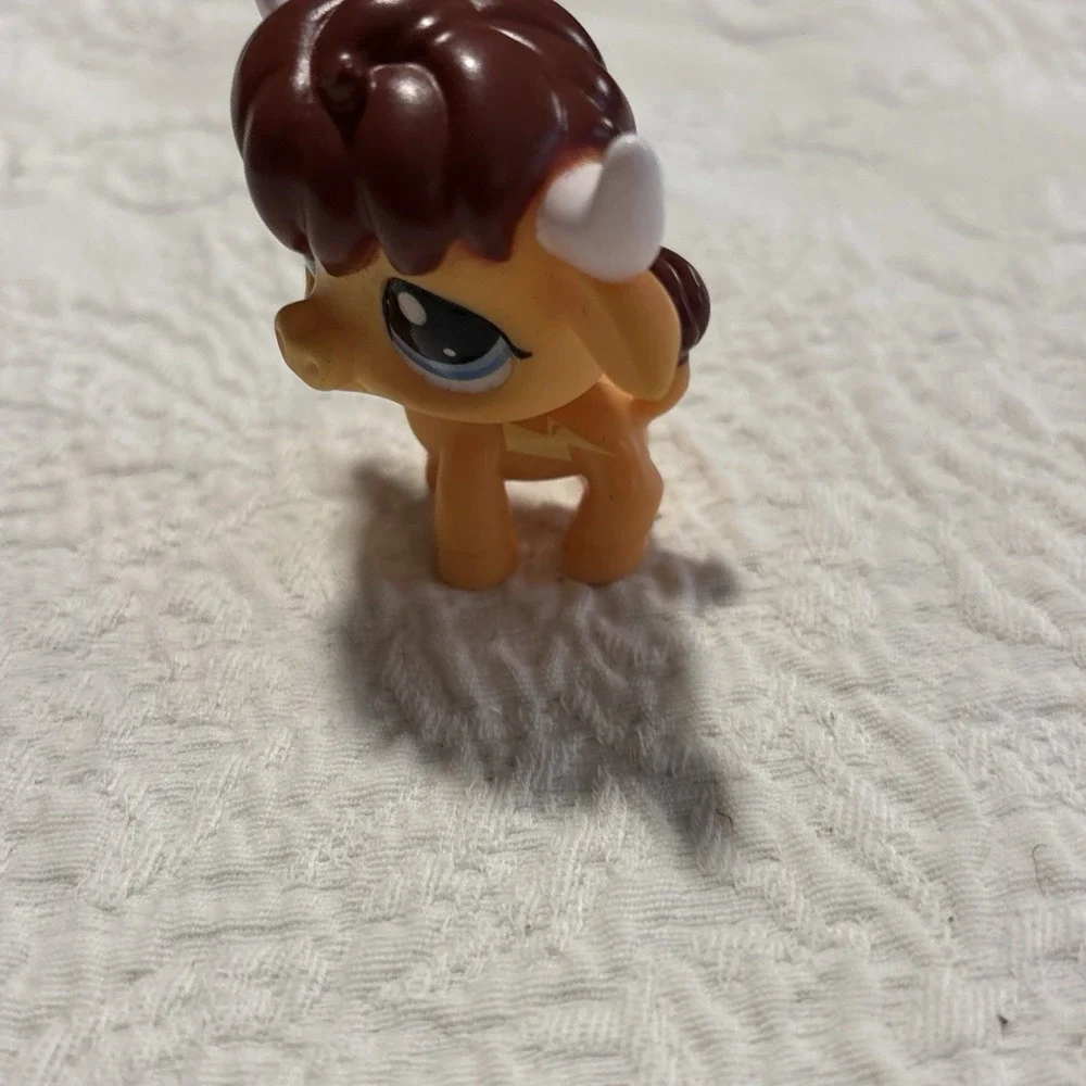 RARE G7 LPS - Bull #5 Highland Cow Petshop - Littlest Pet Shop